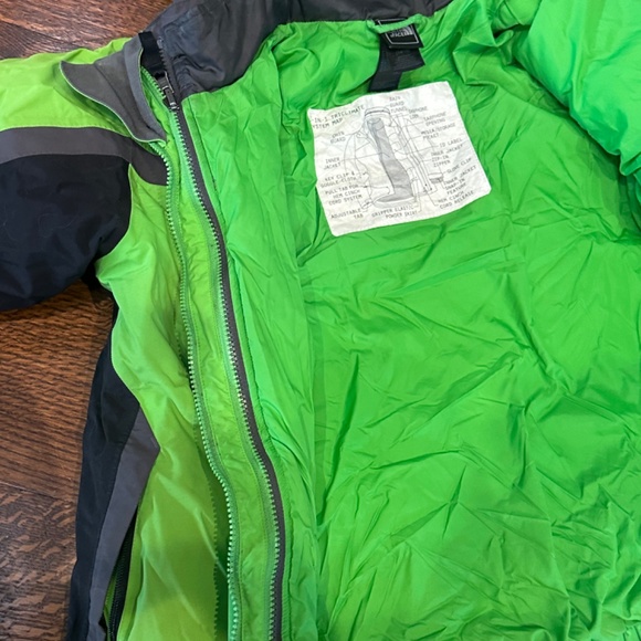 North Face Triclimate Hyvent 3-in-1 Warm Adjustable Winter Coat Boys L 14/16 - Picture 6 of 8